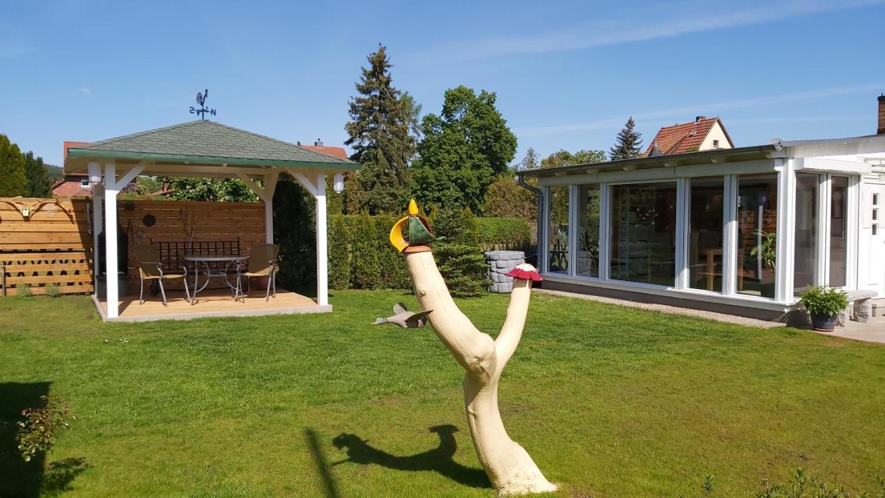 Ferienhaus Zur Lehns Mit Garten Am Harz Ilsenburg Ngoại thất bức ảnh