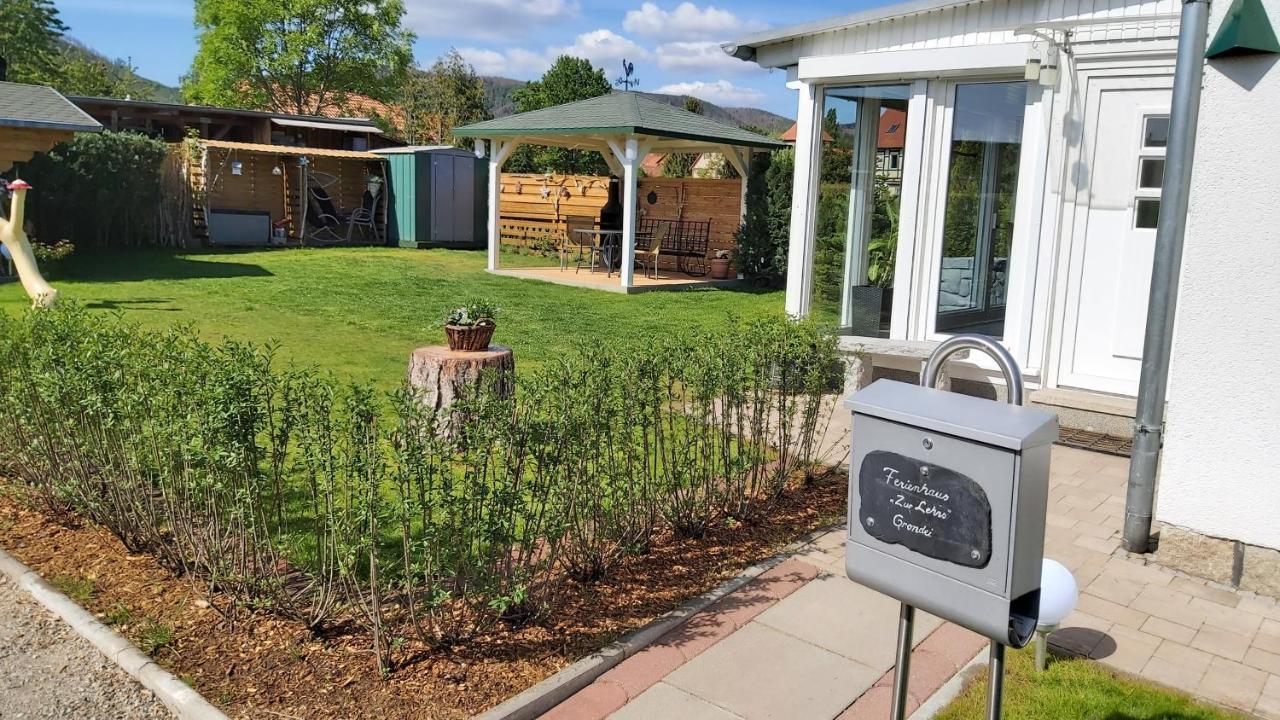 Ferienhaus Zur Lehns Mit Garten Am Harz Ilsenburg Ngoại thất bức ảnh