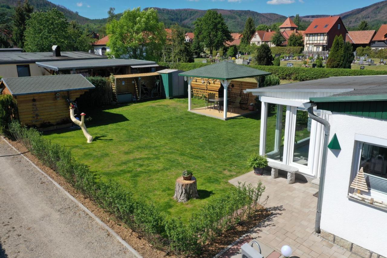 Ferienhaus Zur Lehns Mit Garten Am Harz Ilsenburg Ngoại thất bức ảnh